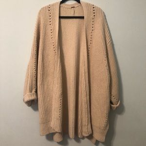 Free People Thick Beige Sweater
